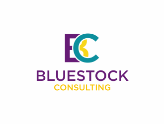 Bluestock Consulting logo design by santrie