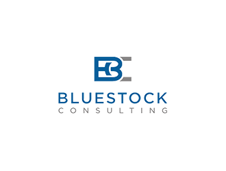 Bluestock Consulting logo design by blackcane