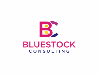 Bluestock Consulting logo design by santrie