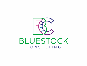 Bluestock Consulting logo design by santrie