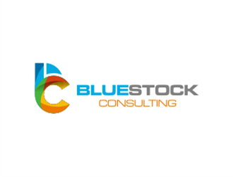 Bluestock Consulting logo design by Raden79