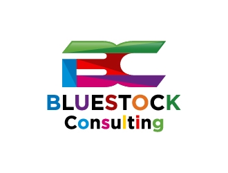 Bluestock Consulting logo design by cybil
