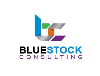 Bluestock Consulting logo design by Sorjen
