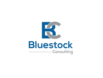 Bluestock Consulting logo design by tukangngaret