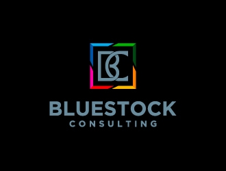 Bluestock Consulting logo design by josephope