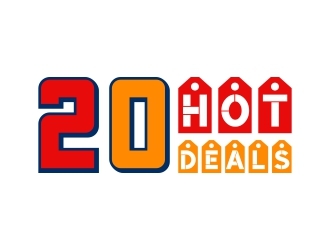 20 Hot Deals logo design by dibyo