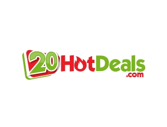 20 Hot Deals logo design by MarkindDesign