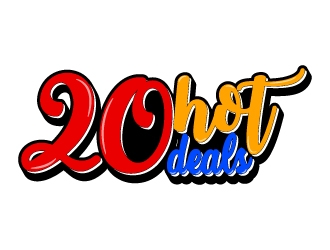 20 Hot Deals logo design by letsnote