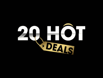 20 Hot Deals logo design by kwaku