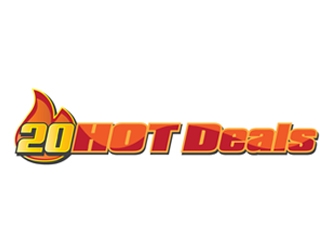 20 Hot Deals logo design by DigitalCreate