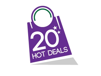 20 Hot Deals logo design by Suvendu