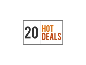 20 Hot Deals logo design by wongndeso