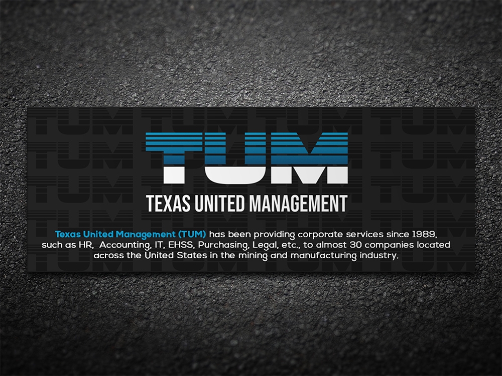 (TUM) Texas United Management Corp. logo design by aamir