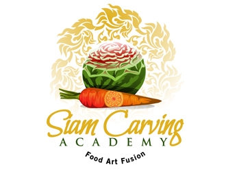 Siam Carving Academy logo design by DreamLogoDesign