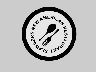 SLAWGERS New American Restaurant logo design by naldart