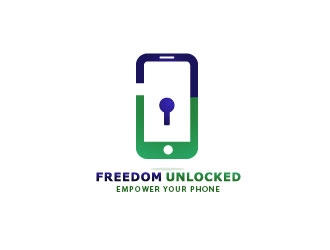 Freedom Unlocked logo design by Logoboffin