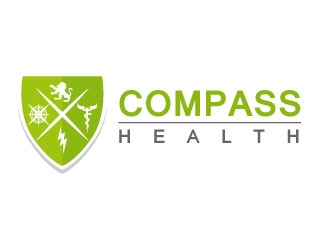 Compass Health logo design by zamzam