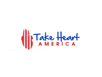 Take Heart America logo design by ElonStark