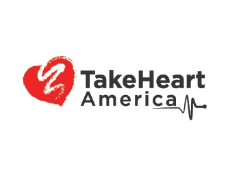 Take Heart America logo design by Lovoos