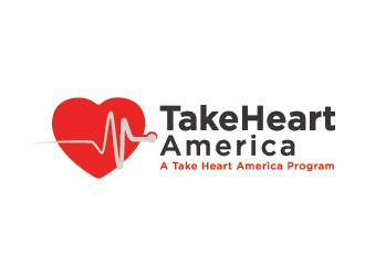 Take Heart America logo design by Lovoos