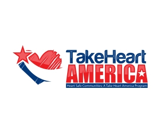 Take Heart America logo design by MarkindDesign