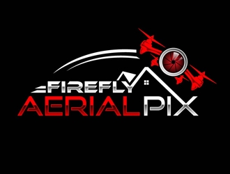 Firefly Aerial Pix logo design by DreamLogoDesign