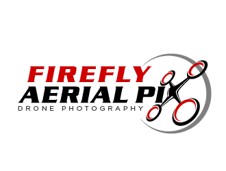 Firefly Aerial Pix logo design by THOR_