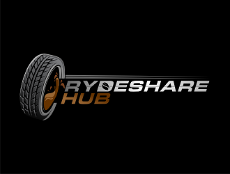 Rydeshare Hub logo design by Republik