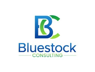 Bluestock Consulting logo design by lexipej