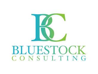 Bluestock Consulting logo design by pakNton