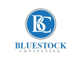 Bluestock Consulting logo design by MarkindDesign