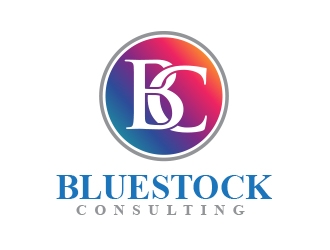 Bluestock Consulting logo design by MarkindDesign