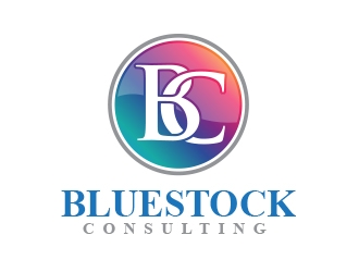 Bluestock Consulting logo design by MarkindDesign