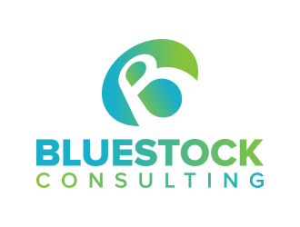 Bluestock Consulting logo design by pakNton
