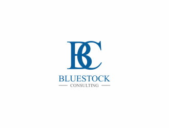 Bluestock Consulting logo design by haidar