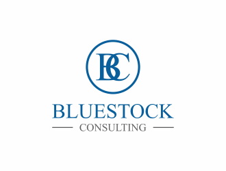 Bluestock Consulting logo design by haidar