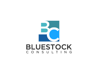 Bluestock Consulting logo design by denfransko