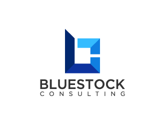 Bluestock Consulting logo design by denfransko