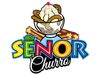 Señor Churro logo design by DreamLogoDesign