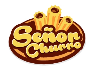 Señor Churro logo design by ElonStark