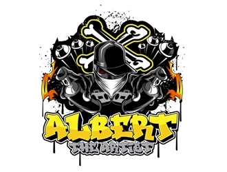 Albert The Artist logo design by DreamLogoDesign