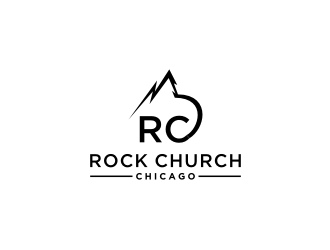 Rock Church Chicago logo design by bricton
