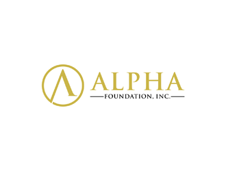 Alpha Foundation, Inc. logo design by johana