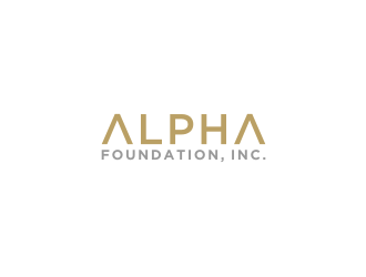 Alpha Foundation, Inc. logo design by bricton