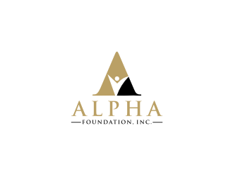 Alpha Foundation, Inc. logo design by bricton