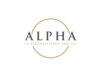 Alpha Foundation, Inc. logo design by bricton