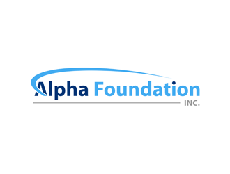 Alpha Foundation, Inc. logo design by alby