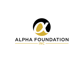 Alpha Foundation, Inc. logo design by bomie