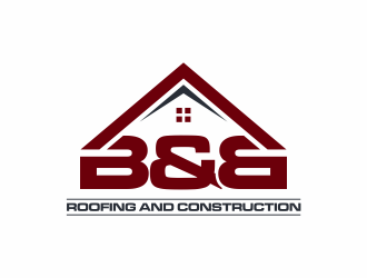 B & B Roofing and Construction logo design by ammad