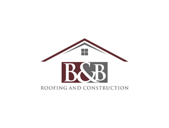 B & B Roofing and Construction logo design by johana